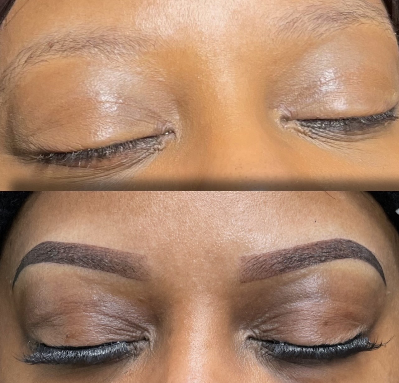 Ombré brows